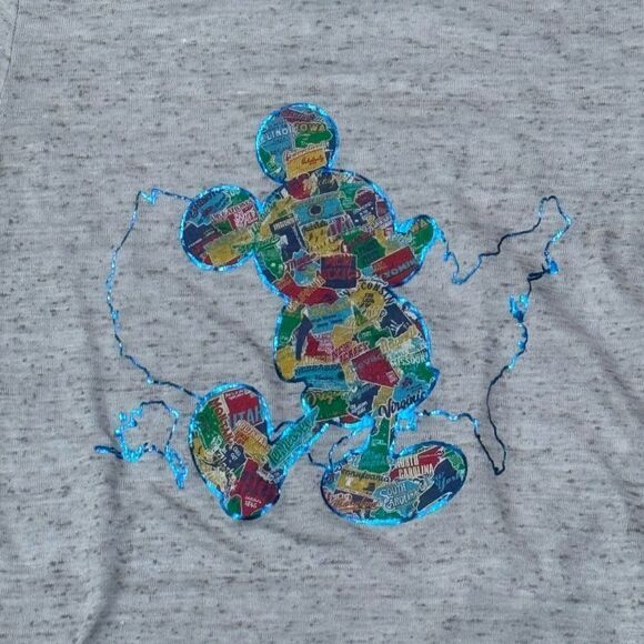 Disney Parks Epcot Lightweight Mickey Tee Shirt Women’s Small - Picture 3 of 4